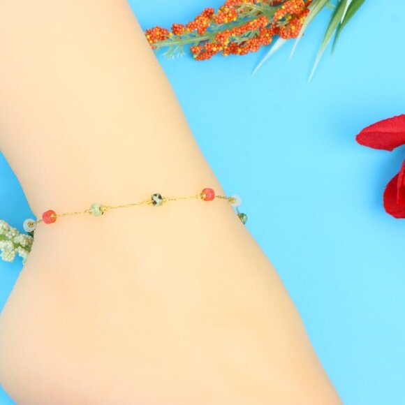 Elegant Handmade Anklet – Perfect for Women & Girls | Ideal Gift Option, DYC157 - Picture 9 of 10